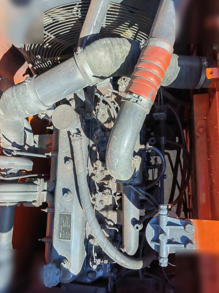 2018 Doosan DX225LC crawler excavator engine bay view