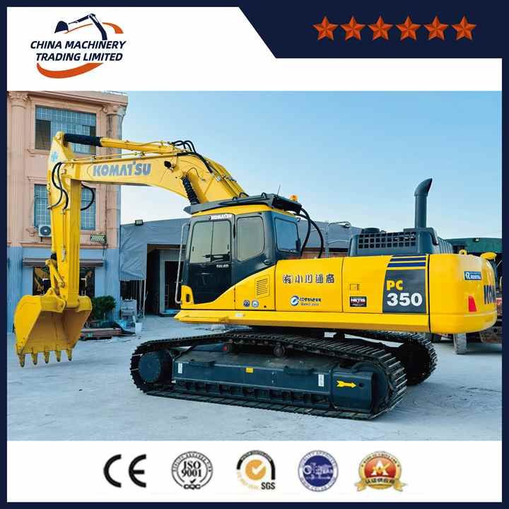 2023 Komatsu PC350 crawler excavator side view 2023 Komatsu PC350 crawler excavator side view