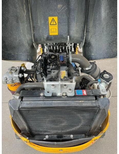 2019 JCB 8008 CTS mini excavator engine compartment view