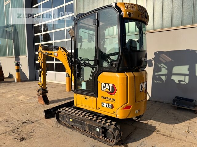 2024 Caterpillar 301.8 mini excavator, rear three-quarter view 2024 Caterpillar 301.8 mini excavator, rear three-quarter view