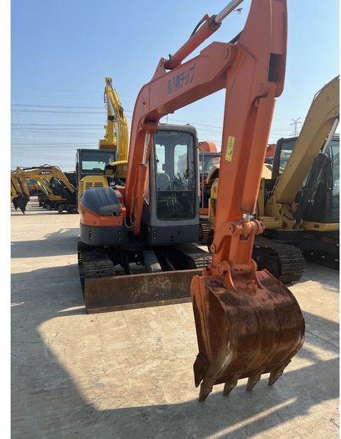 2020 Hitachi ZX55 mini excavator, front view 2020 Hitachi ZX55 mini excavator, front view