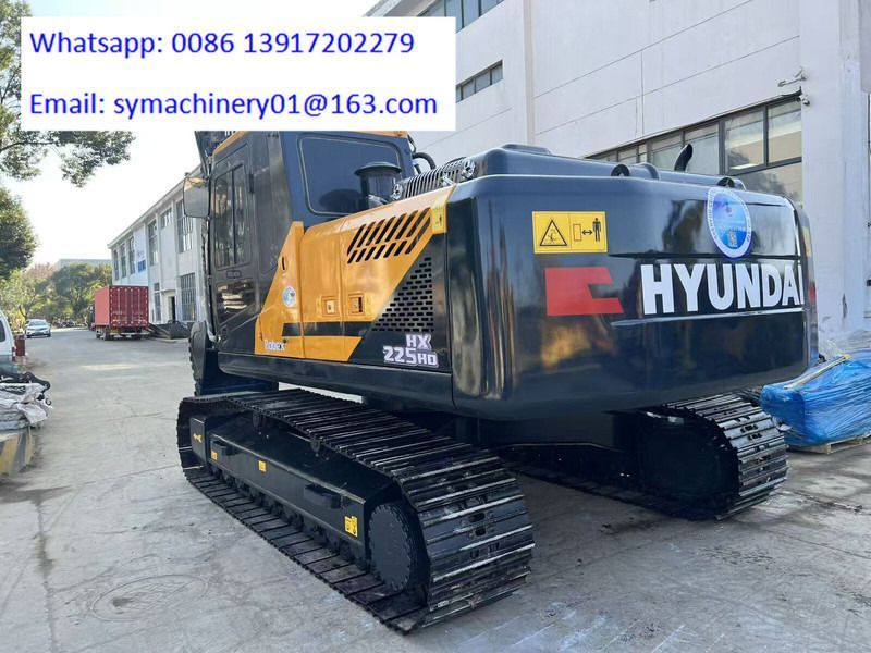 2025 Hyundai HX220HD crawler excavator rear three-quarter view 2025 Hyundai HX220HD crawler excavator rear three-quarter view