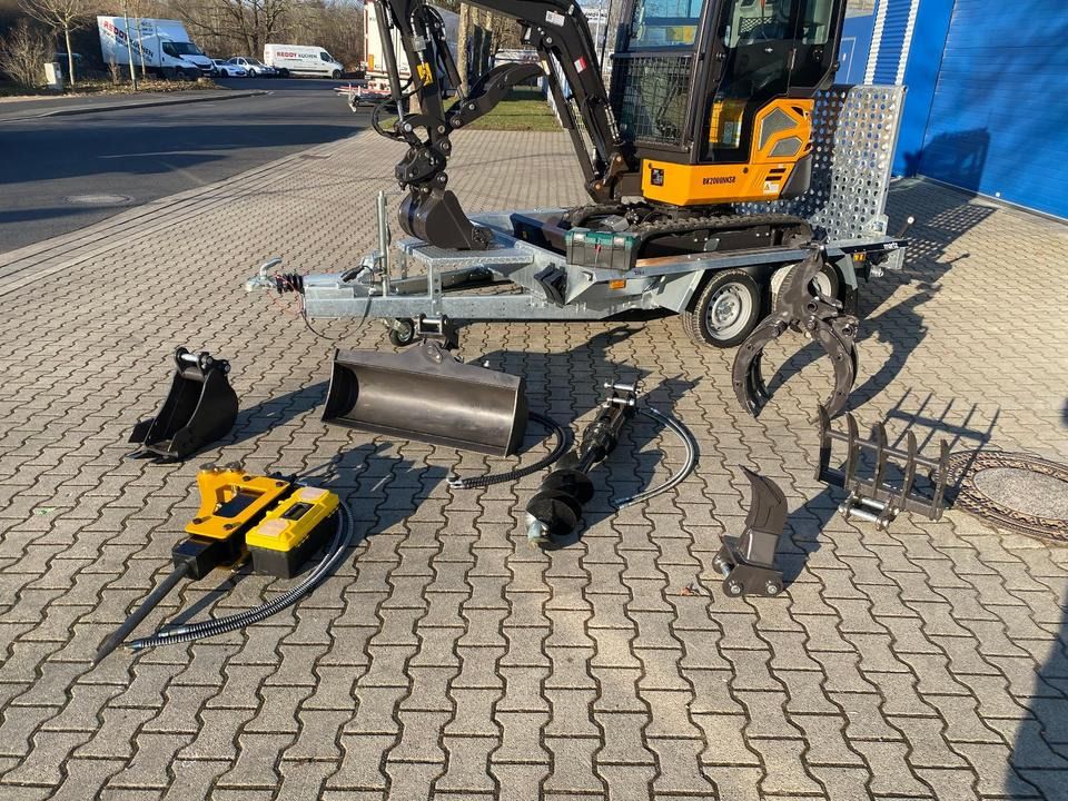 Mini escavatore Berger Kraus BK2000NKSR