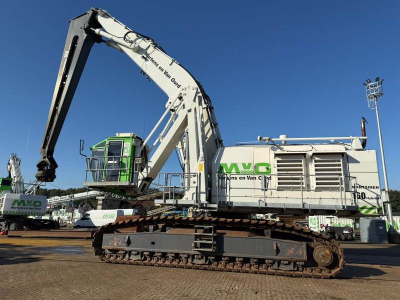 2012 Mantsinen 160 R crawler excavator side view 2012 Mantsinen 160 R crawler excavator side view
