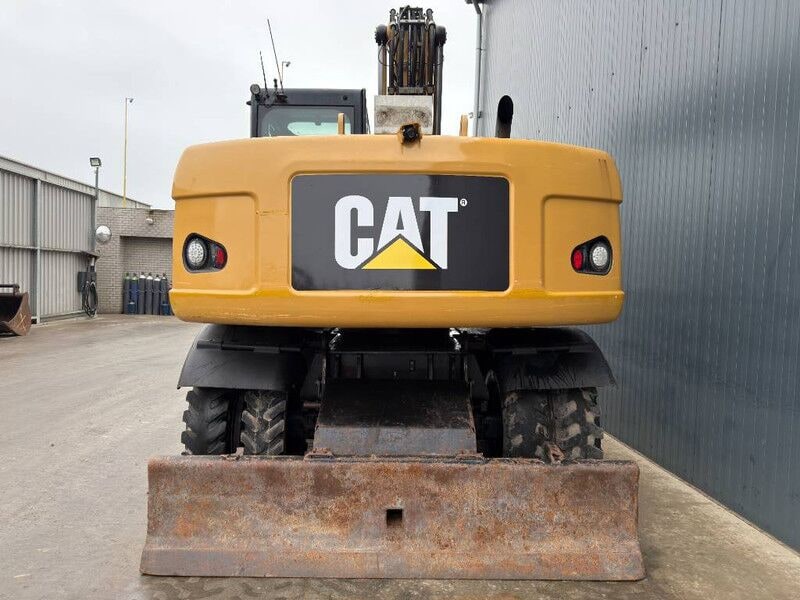 2011 Caterpillar M316D wheel excavator rear view