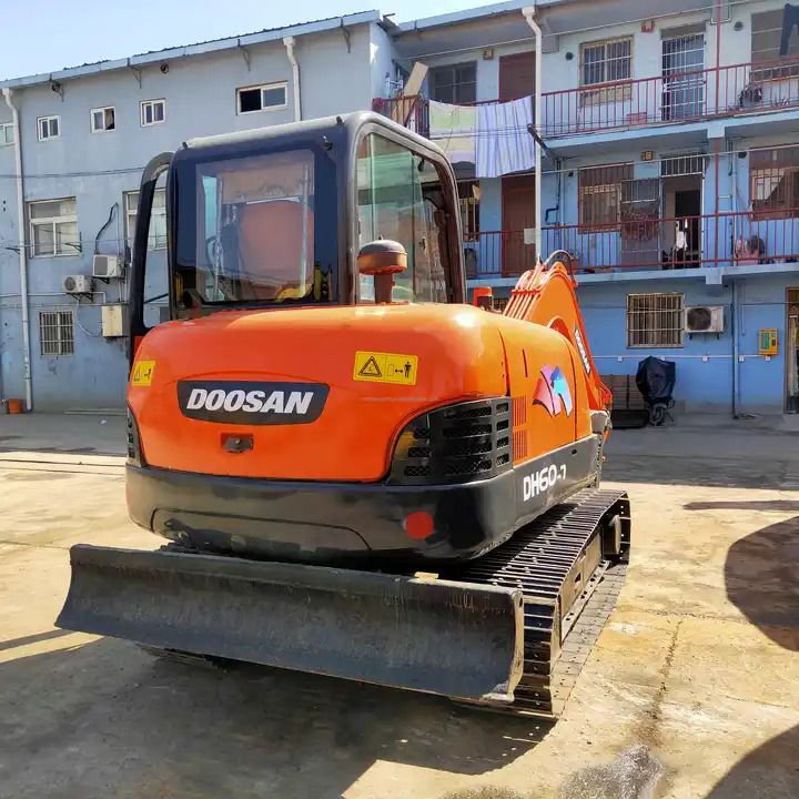 2019 Doosan DH60-7 crawler excavator, rear view