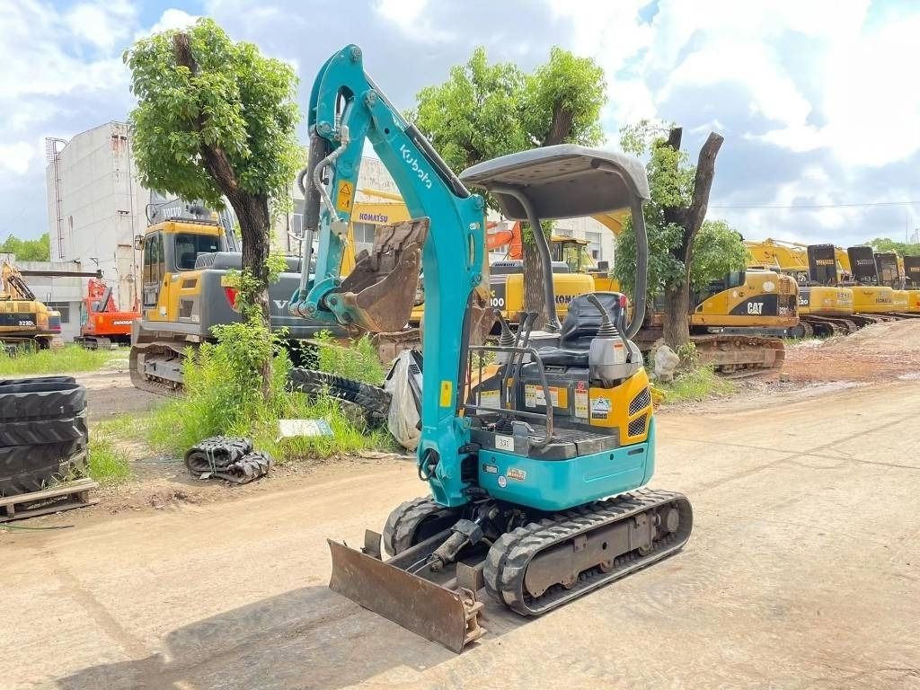 2024 Kubota U17 mini excavator, front three-quarter view 2024 Kubota U17 mini excavator, front three-quarter view