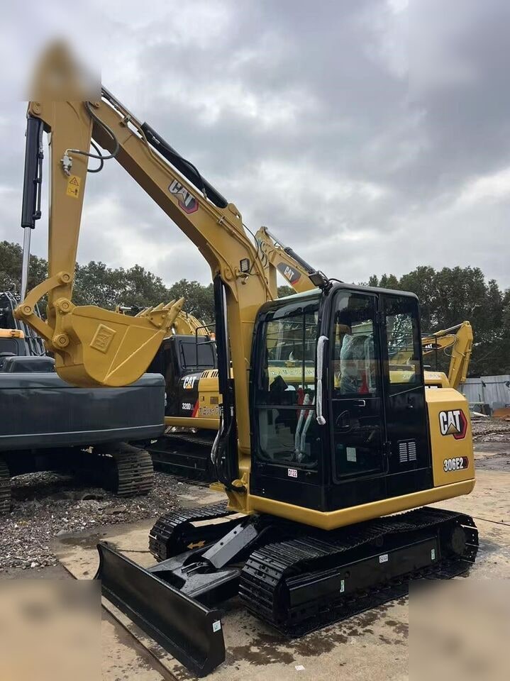 2024 Caterpillar 306E2 crawler excavator, front three-quarter view