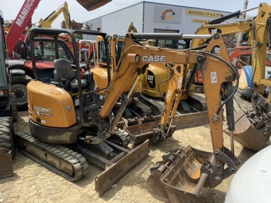 2017 CASE CX26C mini excavator, side view 2017 CASE CX26C mini excavator, side view