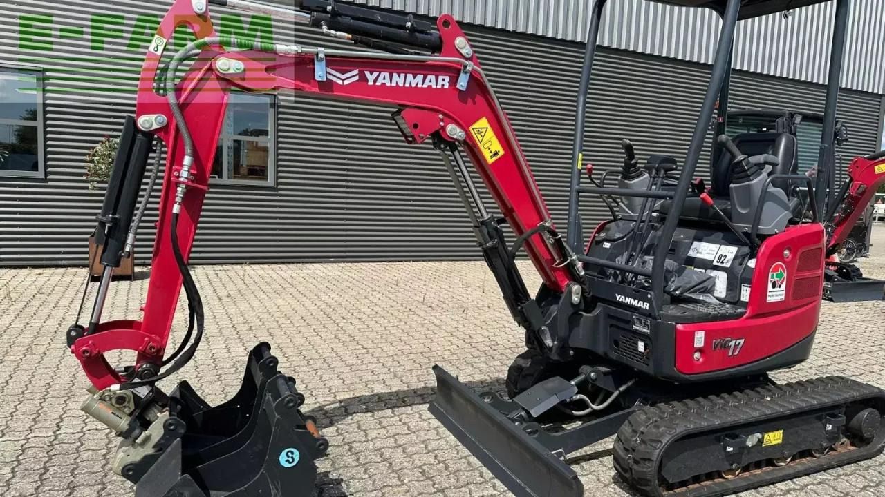 2023 Yanmar ViO17 mini excavator, side profile view