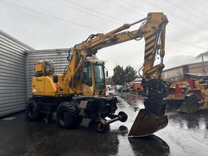 2001 Atlas 1404KZW wheel excavator side view