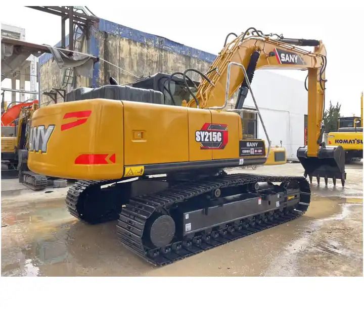 2020 Sany SY215C crawler excavator, rear three-quarter view 2020 Sany SY215C crawler excavator, rear three-quarter view
