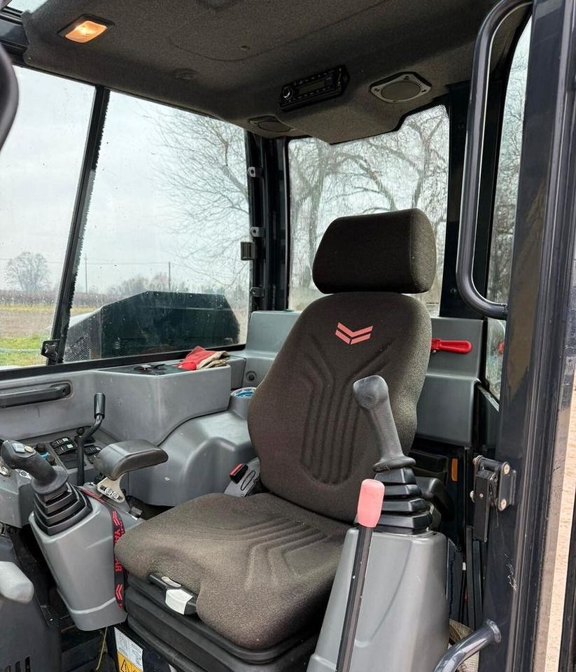 2021 Yanmar SV100-2PB crawler excavator interior cab view 2021 Yanmar SV100-2PB crawler excavator interior cab view