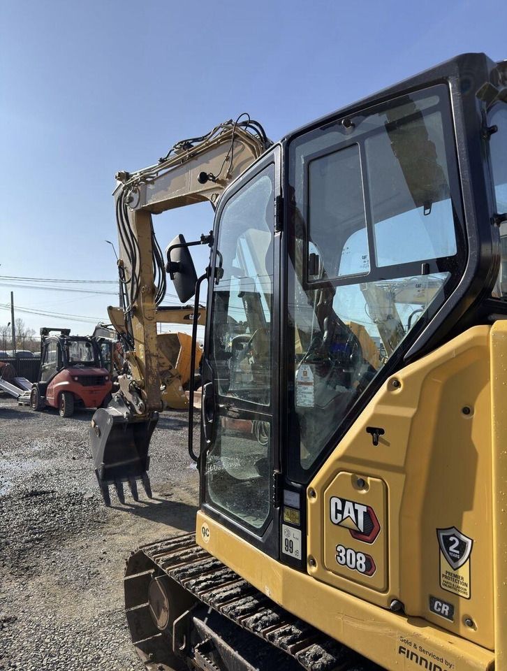 2021 Caterpillar 308 CR crawler excavator side view 2021 Caterpillar 308 CR crawler excavator side view