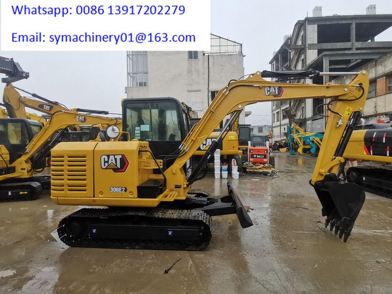 2023 Caterpillar 306E2 mini excavator side view 2023 Caterpillar 306E2 mini excavator side view