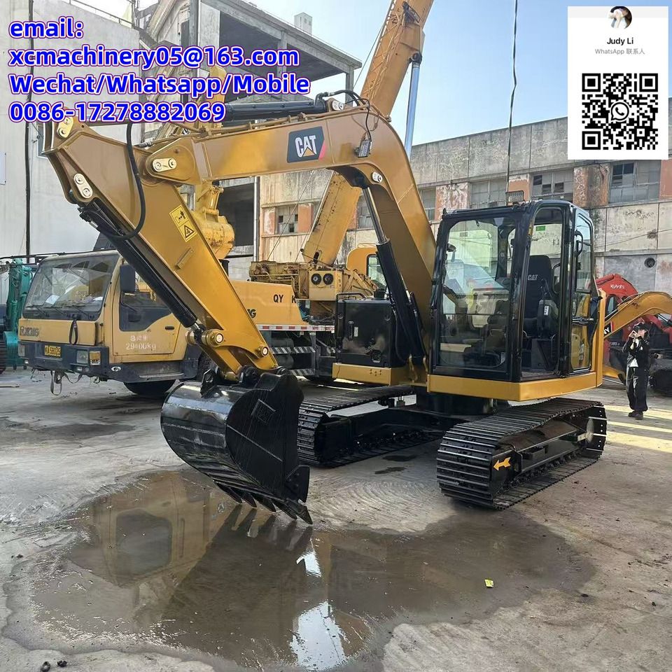 2023 Caterpillar 307.5 mini excavator, front three-quarter view 2023 Caterpillar 307.5 mini excavator, front three-quarter view
