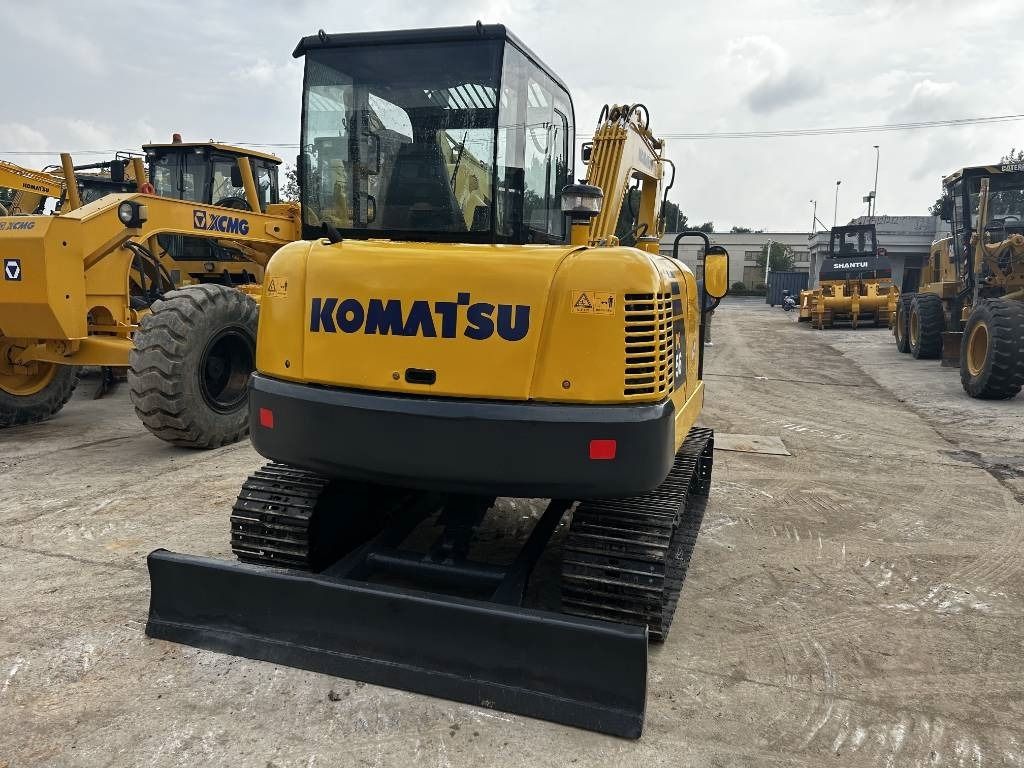 2022 Komatsu PC56-7 mini excavator rear view 2022 Komatsu PC56-7 mini excavator rear view