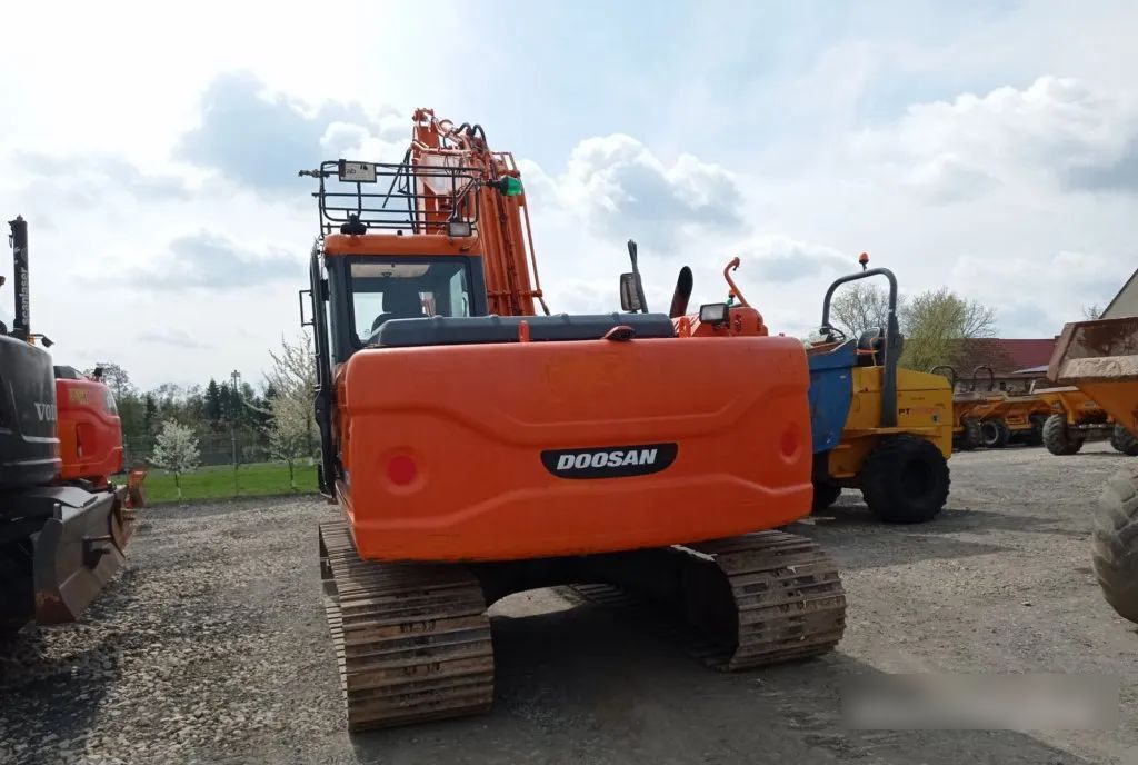 2014 Doosan DX140LC-3 crawler excavator, rear view