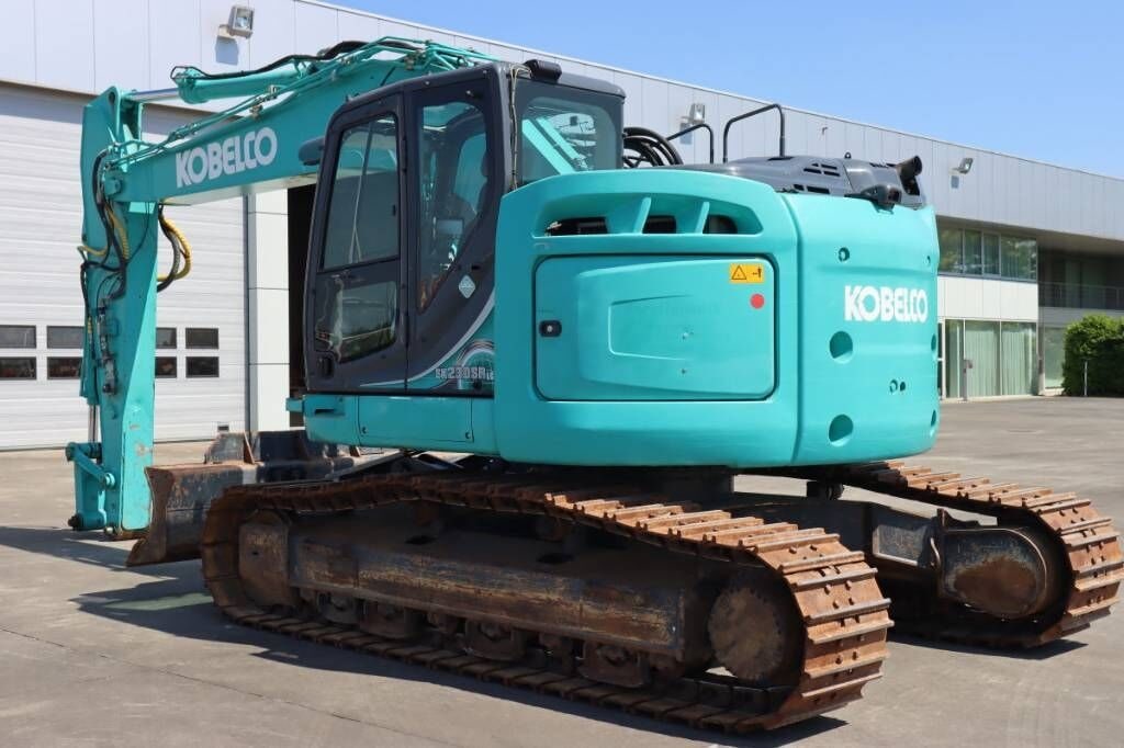 2017 Kobelco SK 230 SR LC crawler excavator, rear three-quarter view 2017 Kobelco SK 230 SR LC crawler excavator, rear three-quarter view