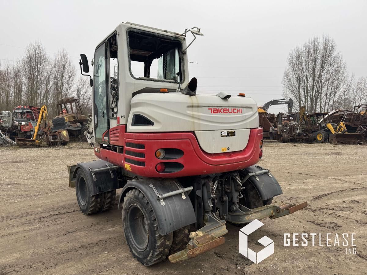 2018 Takeuchi TB295W wheel excavator rear view 2018 Takeuchi TB295W wheel excavator rear view