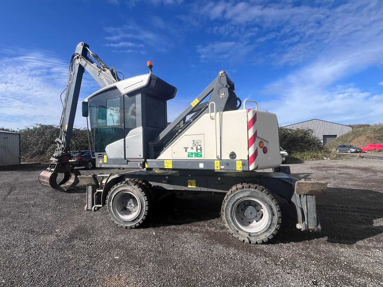 2020 Terex TWH 216 S5 material handler, side profile view