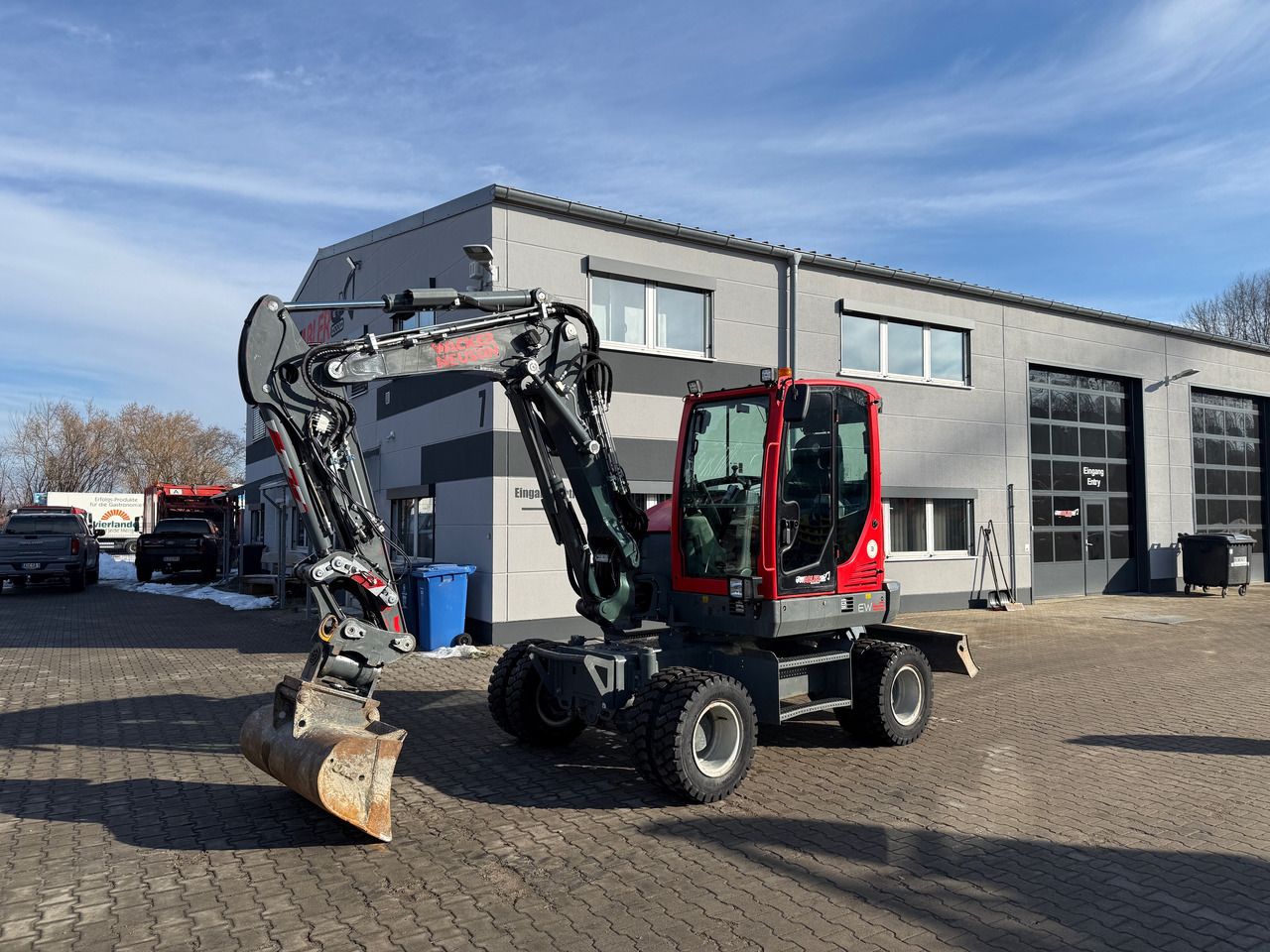 2019 Wacker Neuson EW65 wheel excavator, side view 2019 Wacker Neuson EW65 wheel excavator, side view