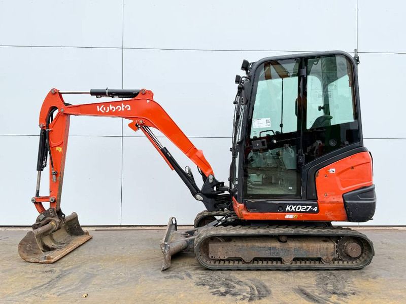 2019 Kubota KX027-4 mini excavator, side view 2019 Kubota KX027-4 mini excavator, side view