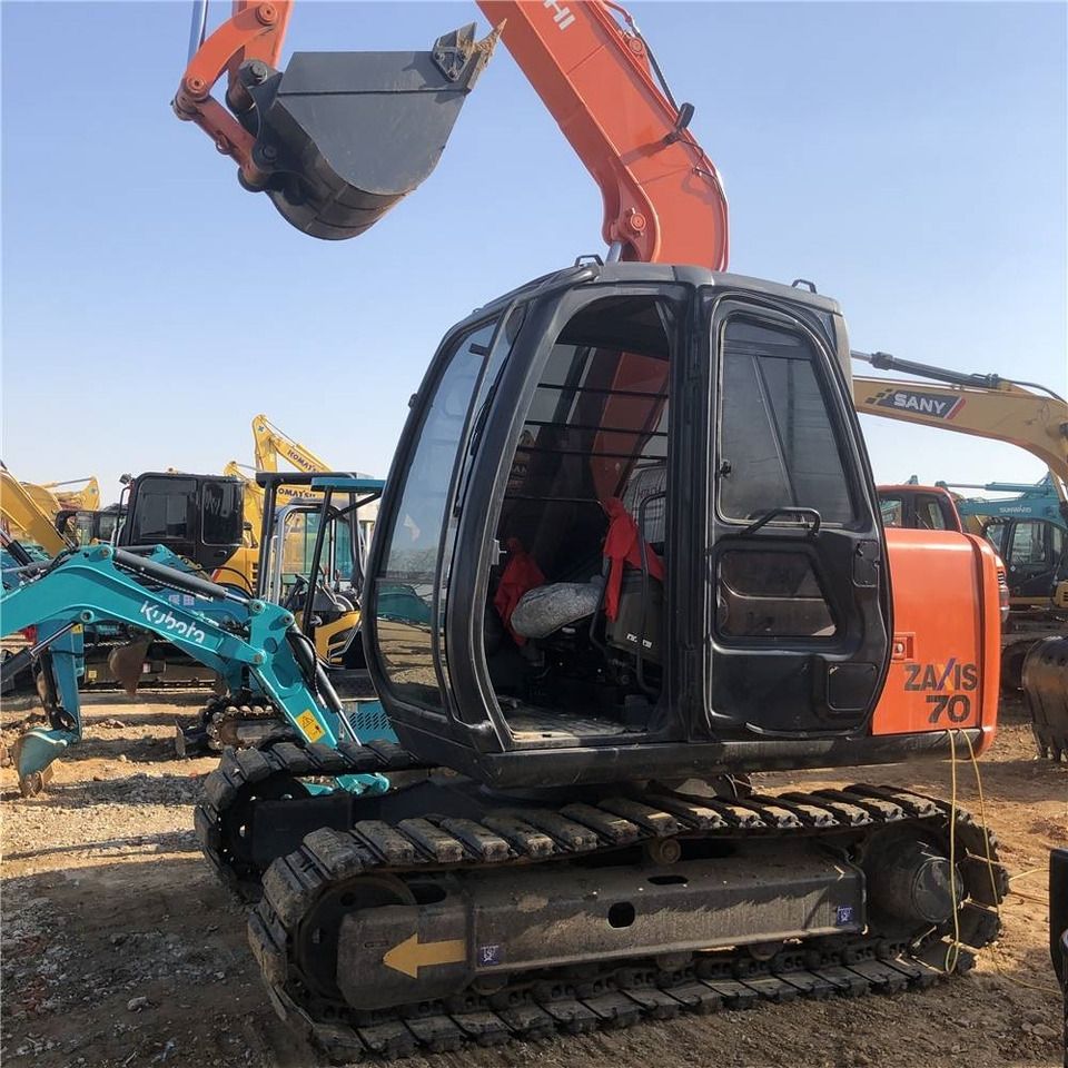 2024 Hitachi Zaxis 70 mini excavator, side view 2024 Hitachi Zaxis 70 mini excavator, side view