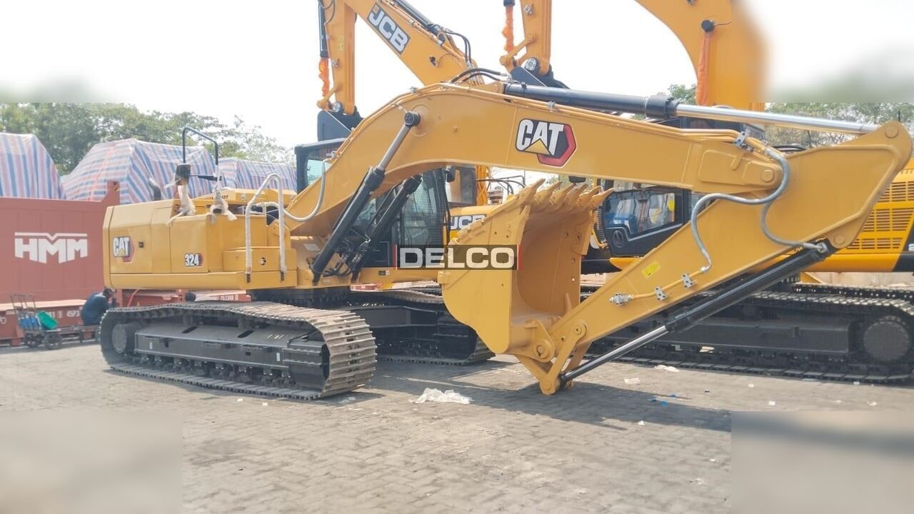 2026 Caterpillar 324 crawler excavator side view
