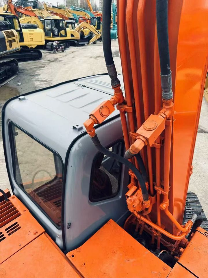 2023 Hitachi EX60 crawler excavator cab and boom detail 2023 Hitachi EX60 crawler excavator cab and boom detail