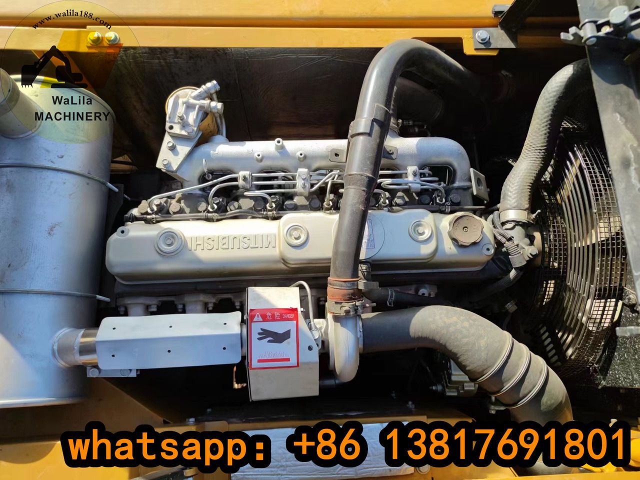 2023 Sany SY215 crawler excavator engine compartment view 2023 Sany SY215 crawler excavator engine compartment view