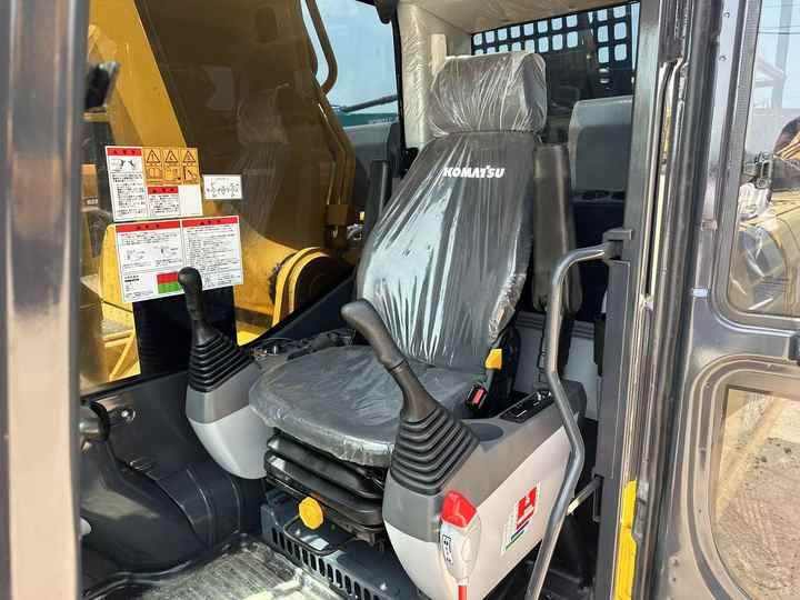2022 Komatsu PC400-8 crawler excavator interior cab view 2022 Komatsu PC400-8 crawler excavator interior cab view