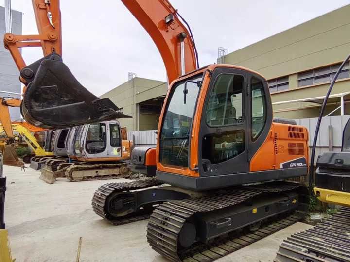 2019 Doosan DX140 crawler excavator, side view