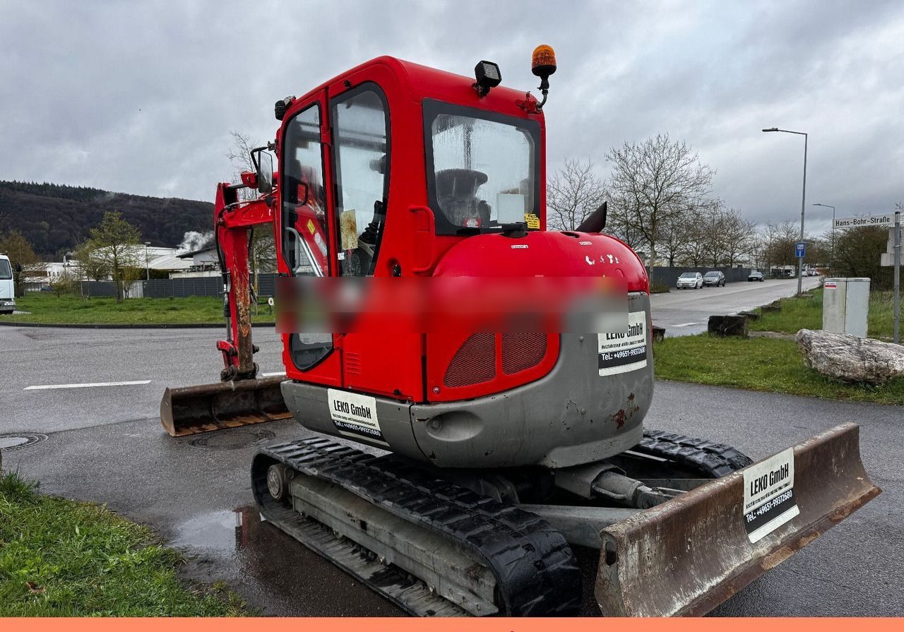 2014 Wacker Neuson 50Z3 mini excavator, rear three-quarter view