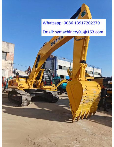 2022 Komatsu PC350 crawler excavator, front three-quarter view