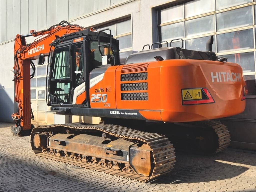 2023 Hitachi ZX250 LCN-7 crawler excavator, rear three-quarter view