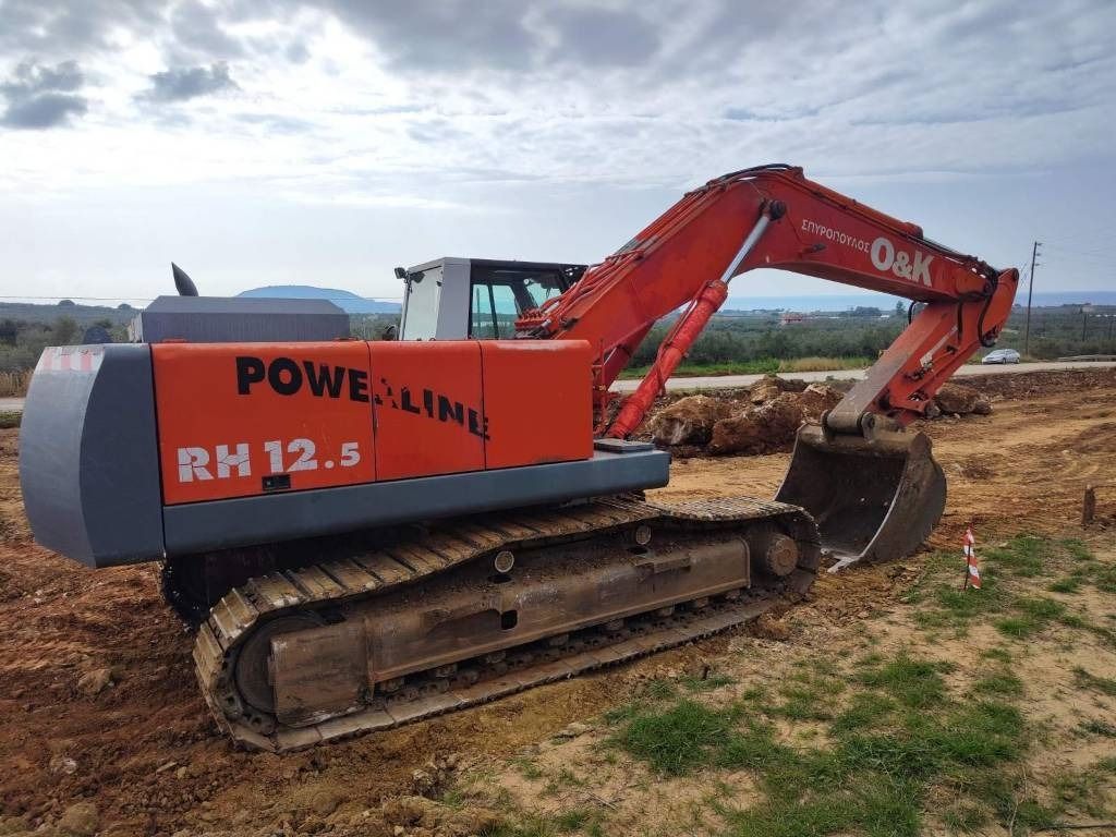 2002 O&K RH 12.5 crawler excavator, side view 2002 O&K RH 12.5 crawler excavator, side view