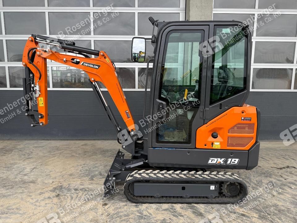 2024 Develon DX19-7 mini excavator side view