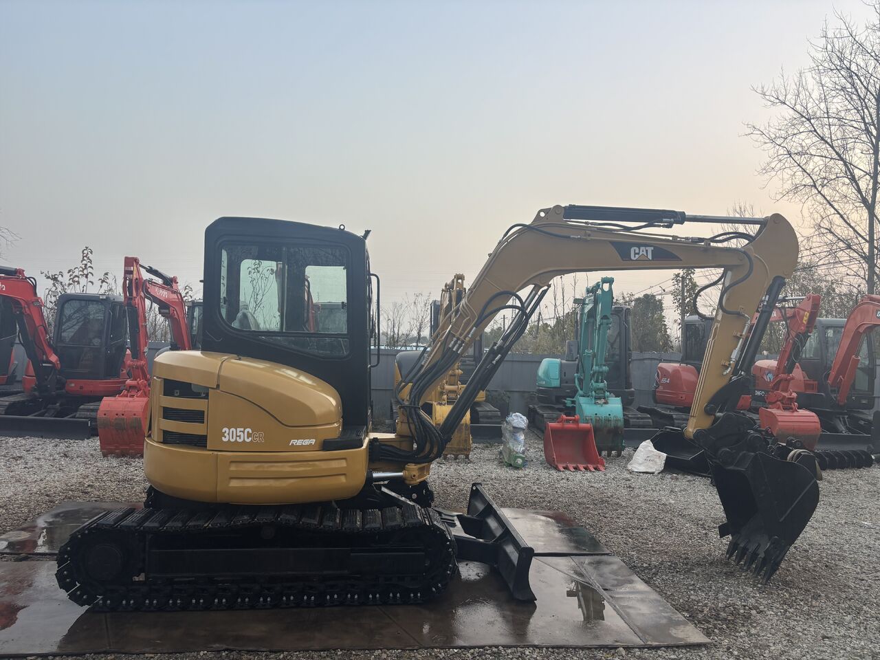 2023 Caterpillar 305C CR mini excavator, side profile view 2023 Caterpillar 305C CR mini excavator, side profile view
