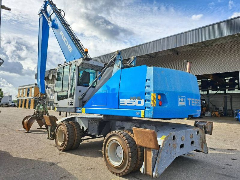 2011 Fuchs MHL350E material handler, rear three-quarter view