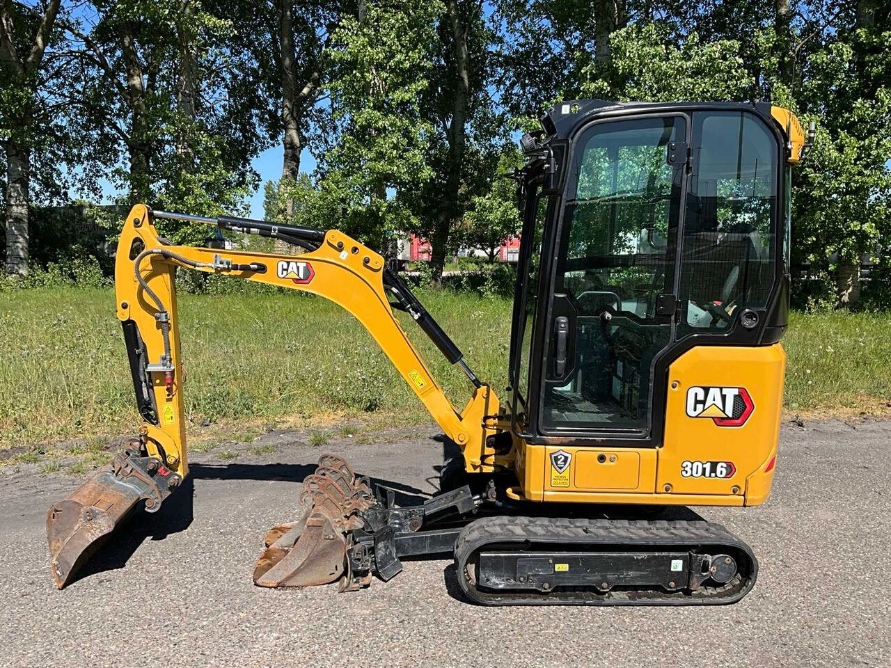2023 Caterpillar 301.6 mini excavator, side view 2023 Caterpillar 301.6 mini excavator, side view