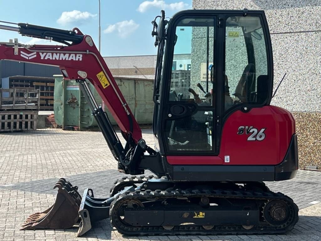 2022 Yanmar SV26 mini excavator, side profile view 2022 Yanmar SV26 mini excavator, side profile view
