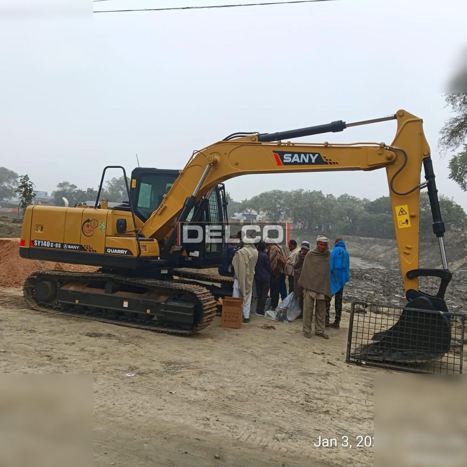 2026 Sany SY140C-9S crawler excavator side view