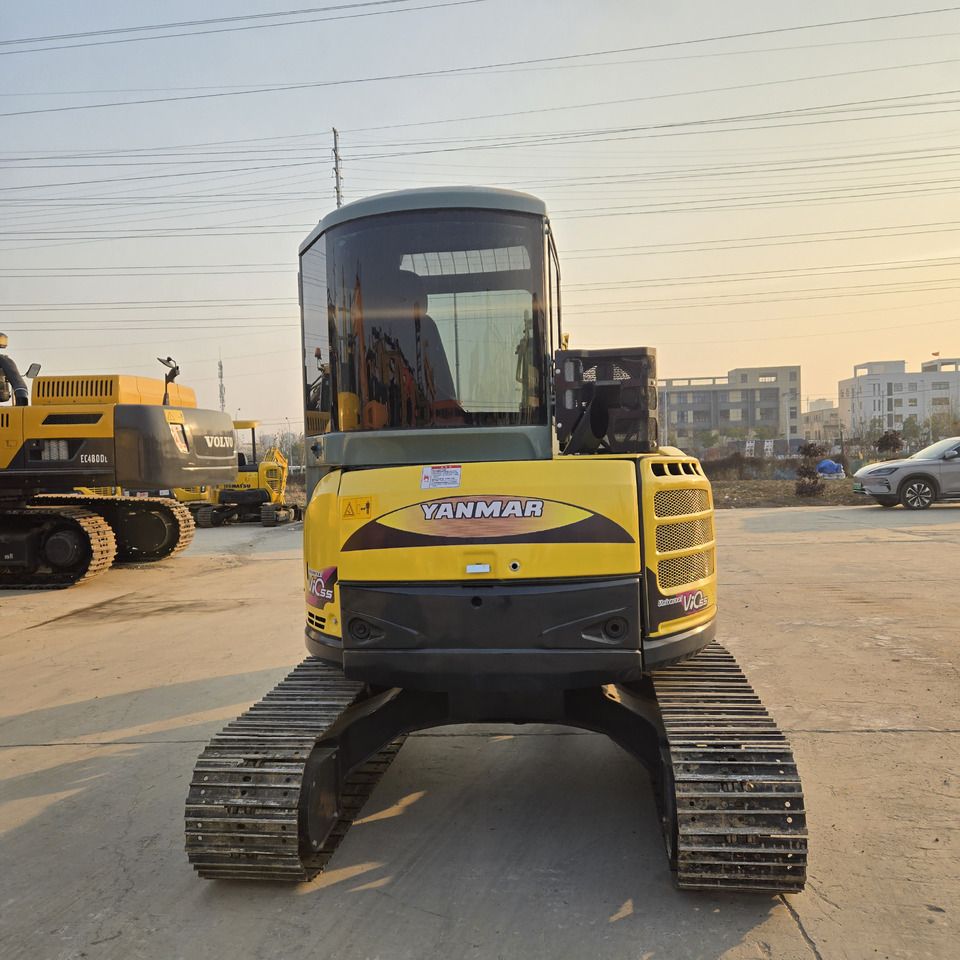 2022 Yanmar VIO55 mini excavator rear view 2022 Yanmar VIO55 mini excavator rear view