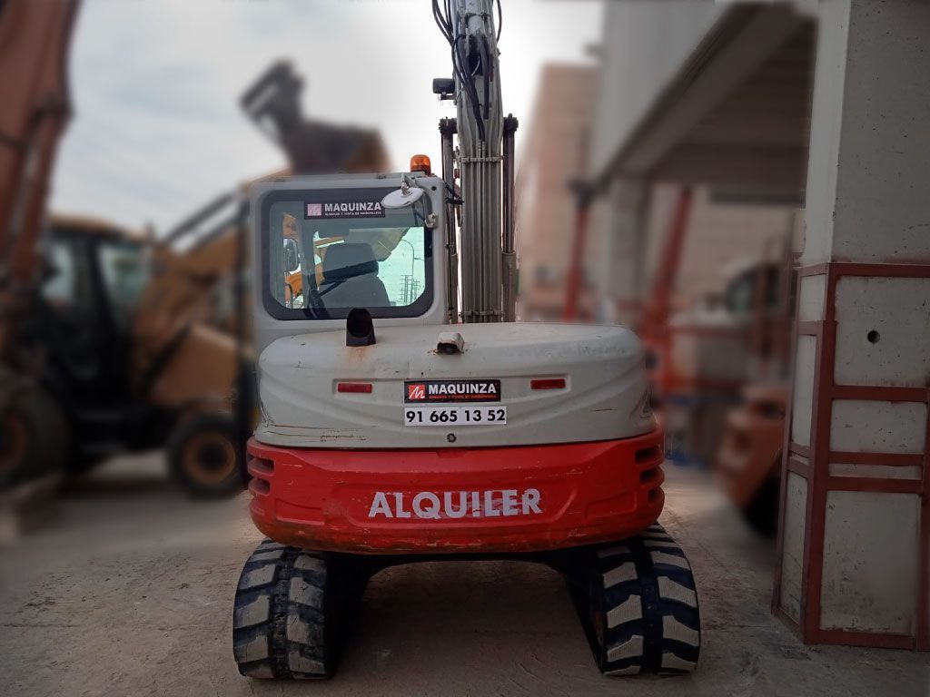 2017 Takeuchi TB290 mini excavator rear view