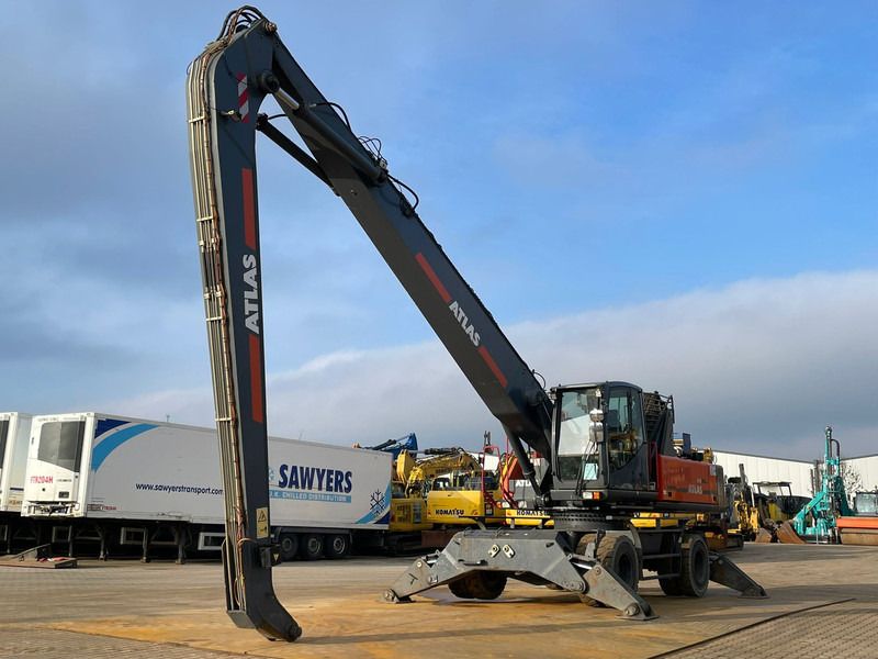 2019 Atlas 350MH material handler, side view