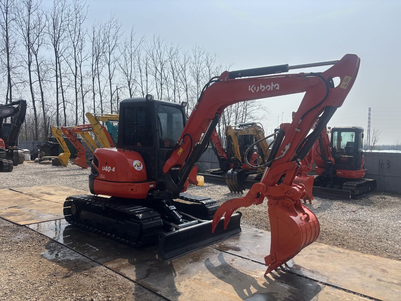 2024 Kubota U40-4 mini excavator, side view 2024 Kubota U40-4 mini excavator, side view