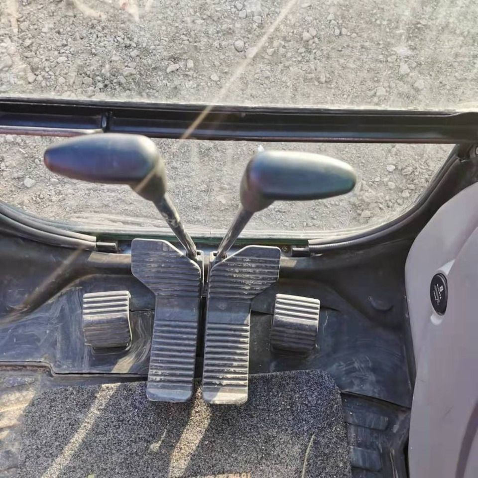 2024 Kobelco SK75-8 mini excavator cab interior foot controls