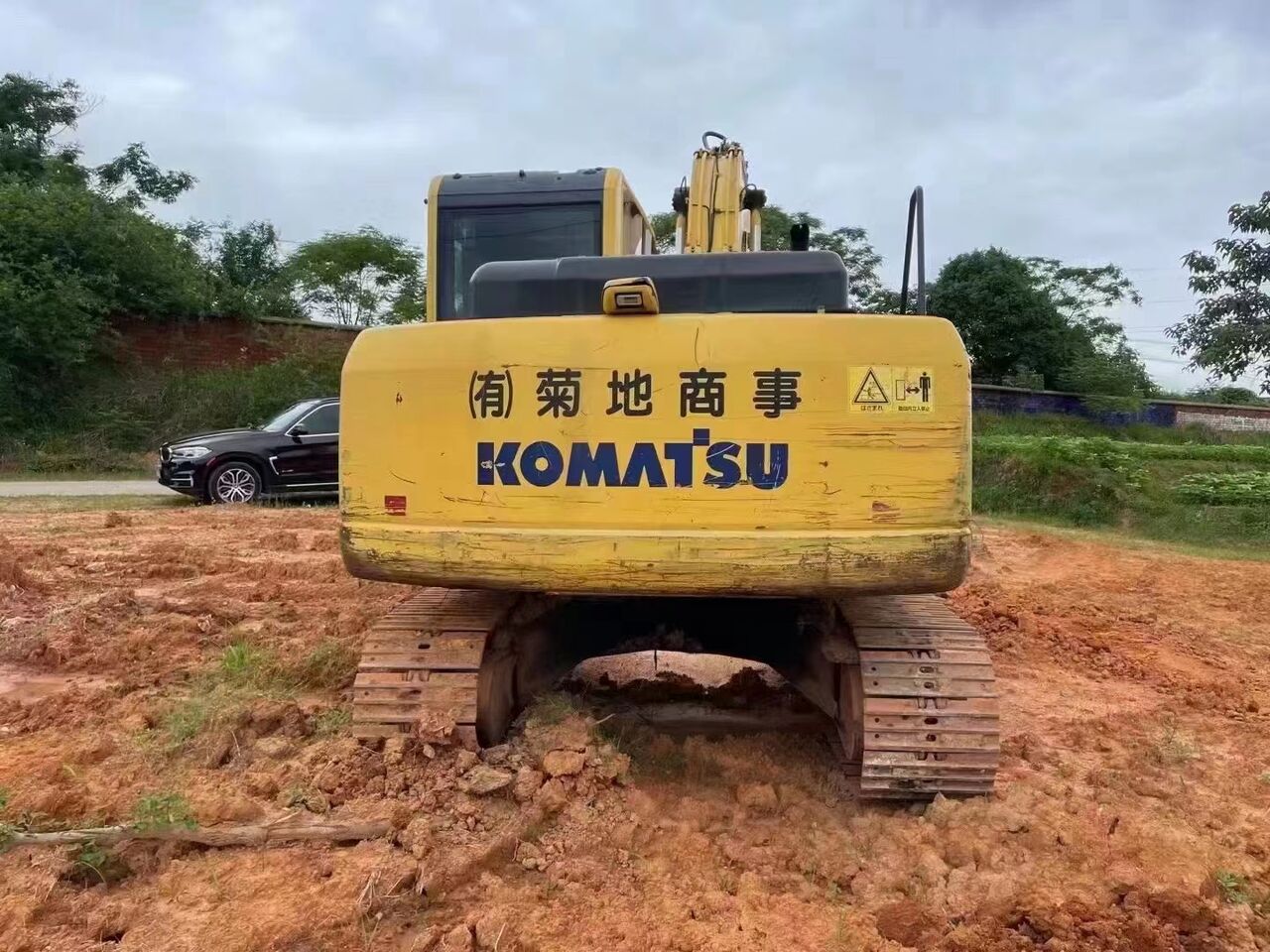 2024 Komatsu PC120-8 crawler excavator, rear view