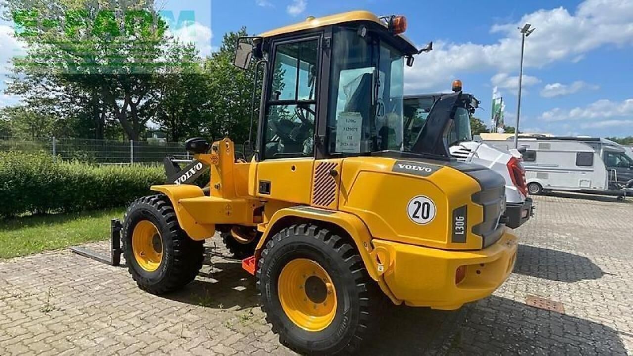 2023 Volvo L30G wheel loader, front three-quarter view 2023 Volvo L30G wheel loader, front three-quarter view